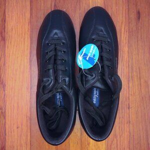 Easy Spirit Anti-Gravity Walking Sneaker Shoes Black Leather Women’s 9.5 NWT